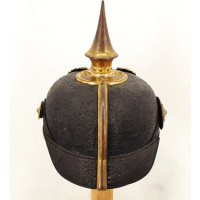 Militaria CASQUE A POINTE OFFICIER D'INFANTERIE PRUSSIEN MODELE 1871-99  - ALLEMAGNE WW1 1900-1918 {PRODUCT_REFERENCE} - 6