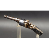 Armes de Poing PETIT REVOVLER DE POCHE  CALIBRE 5MM A BROCHE TYPE LEFAUCHEUX PRODUCTION LIEGEOISE VERS 1860 - BELGIQUE XIXè {PRO