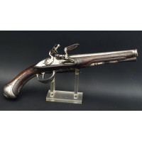 Armes de Poing PISTOLET A SILEX D'OFFICIER DE MARINE DAUPHINE A TULLE 1760 / 1780 - FRANCE ANCIENNE MONARCHIE / 1780 CROCHET CEI