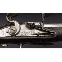 Armes de Poing PISTOLET A SILEX D'OFFICIER DE MARINE DAUPHINE A TULLE 1760 / 1780 - FRANCE ANCIENNE MONARCHIE / 1780 CROCHET CEI