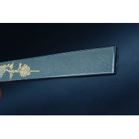 Art du Japon KOZUKA SHAKUDO NANAKO PIVOINE OR - JAPON EDO PERIODE {PRODUCT_REFERENCE} - 4