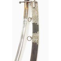 Armes Blanches SABRE DE HUSSARD EN ARGENT DU GENERAL ANTOINE DE ROSSI REGIMENT ROYAL CORSE  -  FRANCE XVIIIè {PRODUCT_REFERENCE}