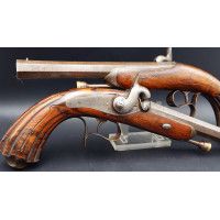 Armes de Poing PAIRE DE PISTOLETS  D'OFFICIER  MODELE 1833   BLANCHARD A MAUBEUGE  - FRANCE LOUIS PHILIPPE {PRODUCT_REFERENCE} -