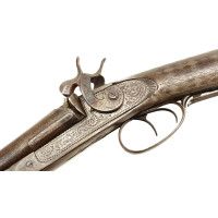 Armes Longues RARE FUSIL DE CHASSE A PERCUSSION   TOUT ACIER  SYSTEME BERGER FRANCOIS BREVET ST ETIENNE EN 1851 - FRANCE XIXè {P