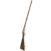 Armes Longues FUSIL DE CHASSE A PERCUSSION CENTRALE CANON DAMAS  ARTISAN STEPHANOIS  CALIBRE 24/65 72.5CM   -  FRANCE XIXè {PROD