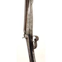 Armes Longues FUSIL DE CHASSE A PERCUSSION CENTRALE CANON DAMAS  ARTISAN STEPHANOIS  CALIBRE 24/65 72.5CM   -  FRANCE XIXè {PROD