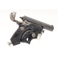 Armes de Poing RARE PISTOLET A PERCUSSION INVENTION DE HENRI DELVIGNE A PARIS 1850 / 1855 LEPAGE FRERES SEULS DEPOSITAIRES - FRA