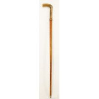 ANTIQUITES CANNE EPEE POIGNEE CORNE BLONDE  LONGUE LAME TOLEDO  - FRANCE XIXè {PRODUCT_REFERENCE} - 1