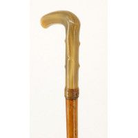 ANTIQUITES CANNE EPEE POIGNEE CORNE BLONDE  LONGUE LAME TOLEDO  - FRANCE XIXè {PRODUCT_REFERENCE} - 2