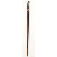 Armes Blanches CANNE SABRE D'OFFICIER DEMI SOLDE 110CM LAME PLATE DROITE  86CM - FRANCE XIXè {PRODUCT_REFERENCE} - 2