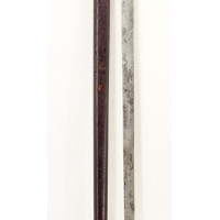 Armes Blanches CANNE SABRE D'OFFICIER DEMI SOLDE 110CM LAME PLATE DROITE  86CM - FRANCE XIXè {PRODUCT_REFERENCE} - 4