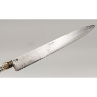 Coutellerie COUTEAU KNIFE CUCHILLO GAUCHO ARGENTIN EN ARGENT SIGNATURE SCHOLBERG & CIA  FELOTAS A LIEGE 1880 / 1890 - BELGIQUE X