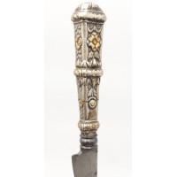 Coutellerie COUTEAU STYLET TYPE CORSE  KNIFE CUCHILLO GAUCHO ARGENTIN EN ARGENT ET VERMEIL  XIXè {PRODUCT_REFERENCE} - 4