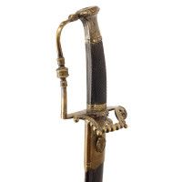 Armes Blanches SABRE DU LIEUTENANT DES CARABINIERS J.DOSSAT DEMI-BRIGADE INFANTERIE LEGERE CASTELLON - FRANCE PREMIER EMPIRE {PR