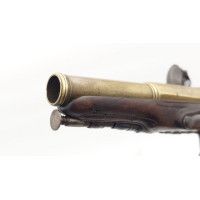 Armes de Poing PISTOLET A SILEX D'OFFICIER DE MARINE EPOQUE LOUIS XV PAR CRAMON A ST ANDRE DE CUBZAC (BORDEAUX) 1770 - FRANCE XV