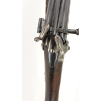 Armes Longues FUSIL DE CHASSE ARTISAN INITIALEMENT A PERCUSSION TRANSFORME EN CALIBRE 16 A BROCHE  80CM DEMI FULL - FRANCE XIXè 