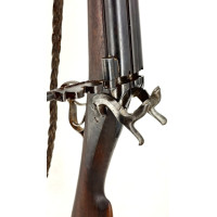 Armes Longues FUSIL DE CHASSE ARTISAN INITIALEMENT A PERCUSSION TRANSFORME EN CALIBRE 16 A BROCHE  80CM DEMI FULL - FRANCE XIXè 