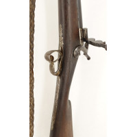 Armes Longues FUSIL DE CHASSE ARTISAN INITIALEMENT A PERCUSSION TRANSFORME EN CALIBRE 16 A BROCHE  80CM DEMI FULL - FRANCE XIXè 