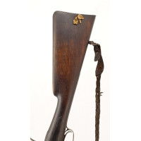 Armes Longues FUSIL DE CHASSE ARTISAN INITIALEMENT A PERCUSSION TRANSFORME EN CALIBRE 16 A BROCHE  80CM DEMI FULL - FRANCE XIXè 