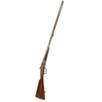 Armes Longues VERNEY-CARRON  VCF PARIS  FUSIL CHASSE JUXTA  CALIBRE 20-65 PERCUSSION CENTRALE CHIENS EXTERIEUR - FRANCE XIXè {PR