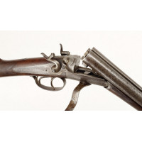 Armes Longues VERNEY-CARRON  VCF PARIS  FUSIL CHASSE JUXTA  CALIBRE 20-65 PERCUSSION CENTRALE CHIENS EXTERIEUR - FRANCE XIXè {PR