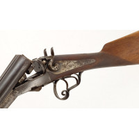 Armes Longues FUSIL CHASSE ARTISAN STEPHANOIS CALIBRE 12/65 CENTRALE PLATINES CHIENS EXTERIEUR - FRANCE XIXè {PRODUCT_REFERENCE}