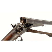 Armes Longues FUSIL CHASSE ARTISAN STEPHANOIS CALIBRE 12/65 CENTRALE PLATINES CHIENS EXTERIEUR - FRANCE XIXè {PRODUCT_REFERENCE}