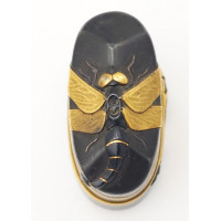 Art du Japon FUCHI KASHIRA LIBELLULE JAPON EPOQUE EDO XIXè TRANSFORMATION EN BOITE EPOQUE MEIJI (1868-1912) {PRODUCT_REFERENCE} 