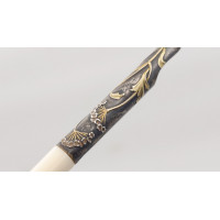 Art du Japon STYLO PLUME JAPONAIS EN ARGENT ET OR - JAPON EPOQUE MEIJI {PRODUCT_REFERENCE} - 5