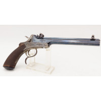 Armes de Poing PISTOLET DE TIR MONO COUP A BRISURE CALIBRE 22 BREVET COUNET - BELGIQUE XIXè {PRODUCT_REFERENCE} - 2