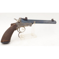 Armes de Poing PISTOLET DE TIR MONO COUP A BRISURE CALIBRE 22 BREVET COUNET - BELGIQUE XIXè {PRODUCT_REFERENCE} - 13