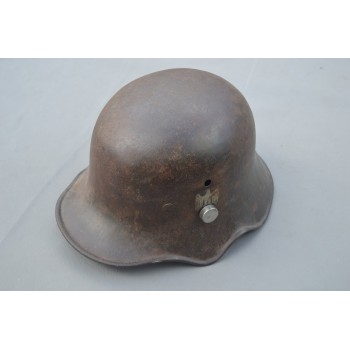 CASQUE Modèle 18 à échancrures Insigne Wehrmacht - ALL 2nd GMt