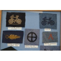 Militaria ENSEMBLE INSIGNES TISSU FRANCE 14 18 REGIMENTS CHARS AUTO MOTO & VELO {PRODUCT_REFERENCE} - 2