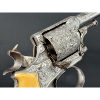 Armes de Poing LUXUEUX REVOLVER FAURE LEPAGE 1872 Calibre 7mm Centrale  Monogramme LIEUTENANT EMILE COLLETA 120è DE LIGNE  -  FR